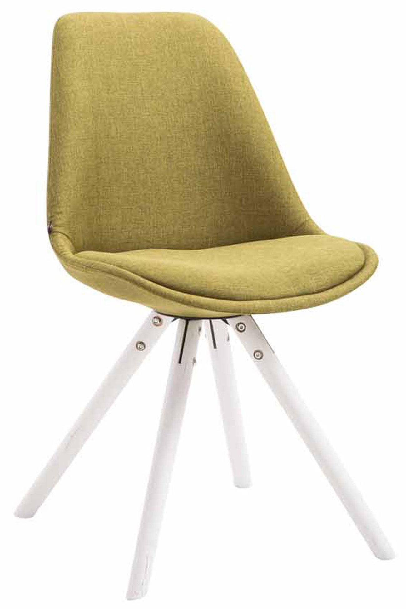 Visitor chair Toulouse fabric round