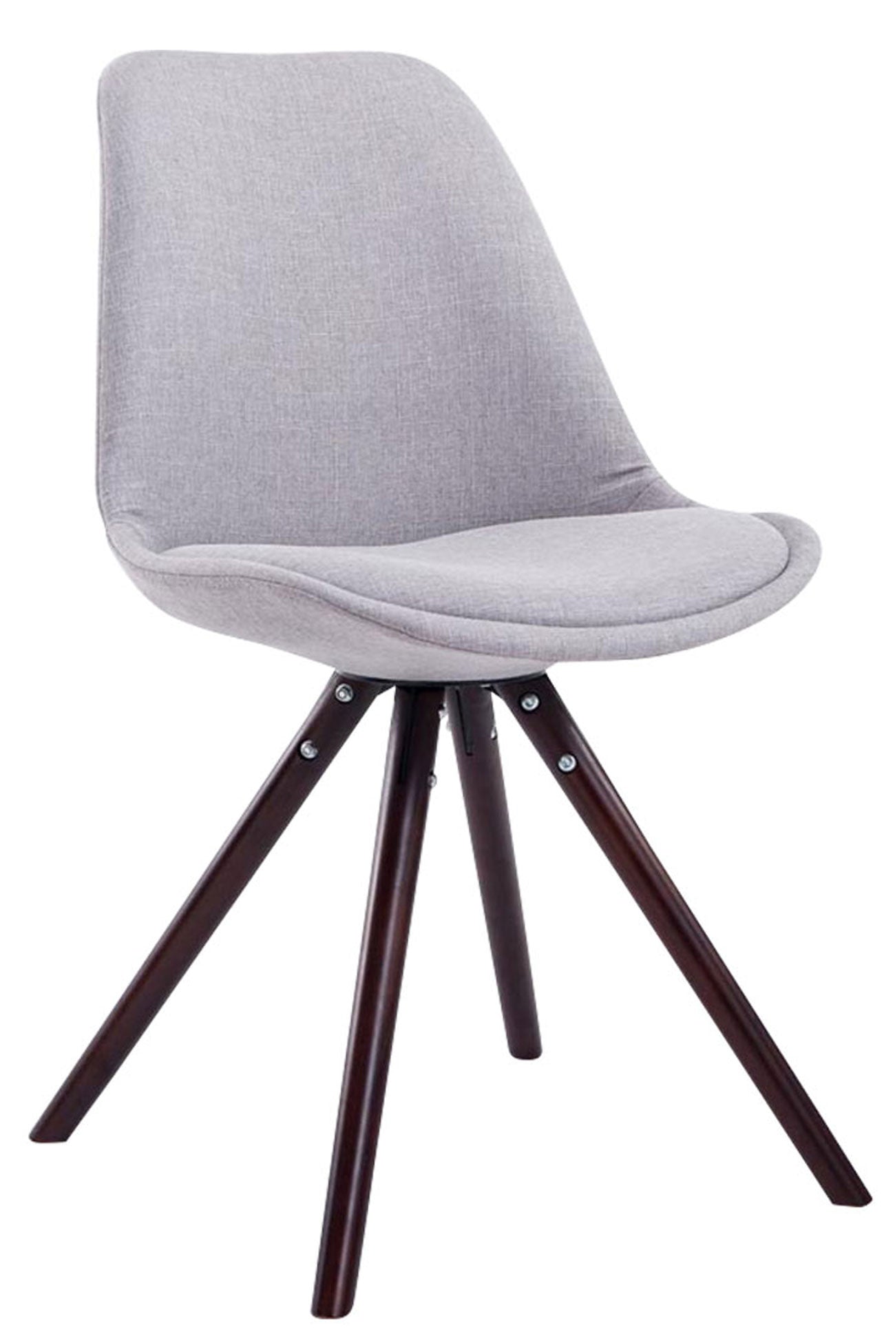 Visitor chair Toulouse fabric round