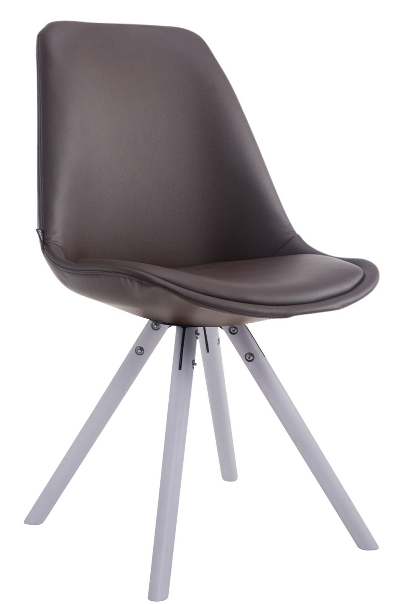 Dining chair Laval round imitation leather