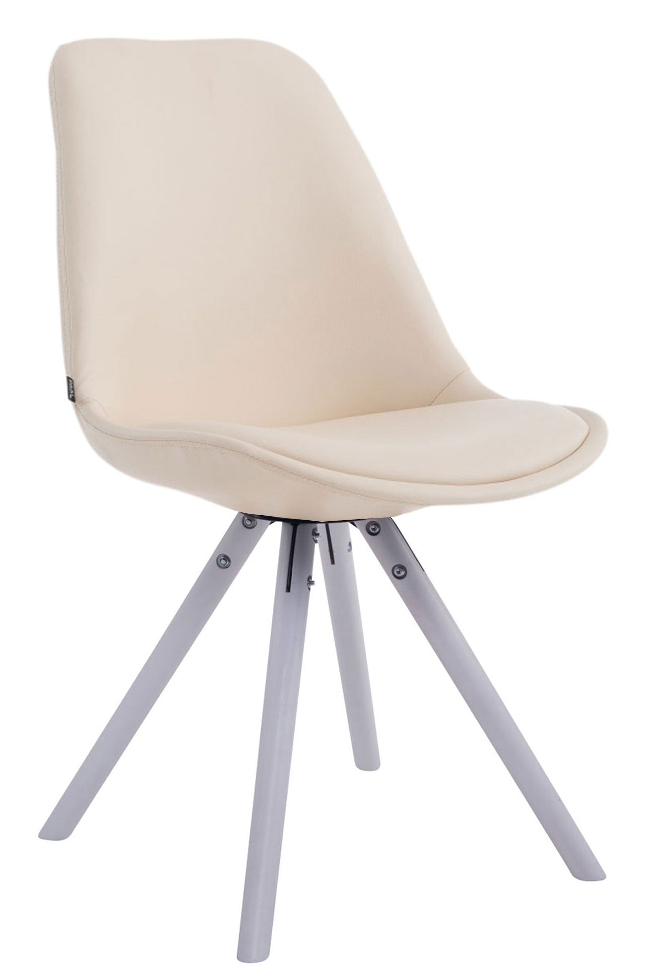 Dining chair Laval round imitation leather