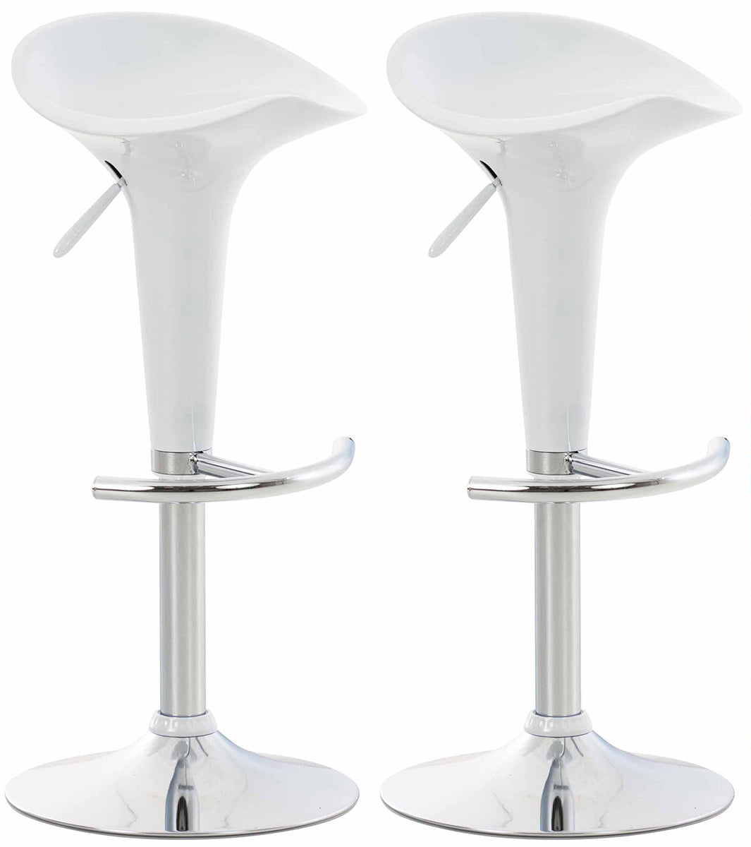 Set of 2 bar stools Saddle