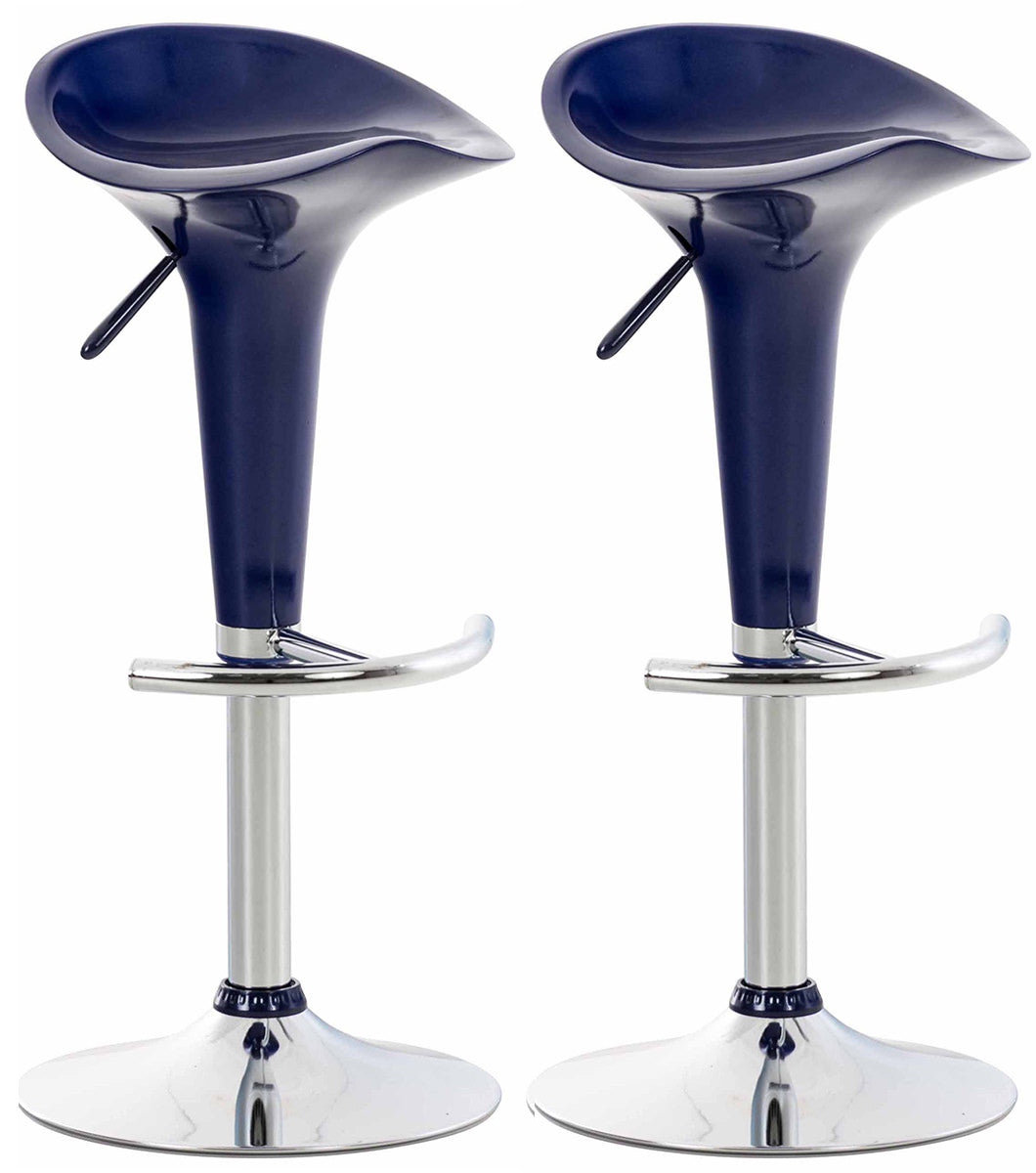 Set of 2 bar stools Saddle