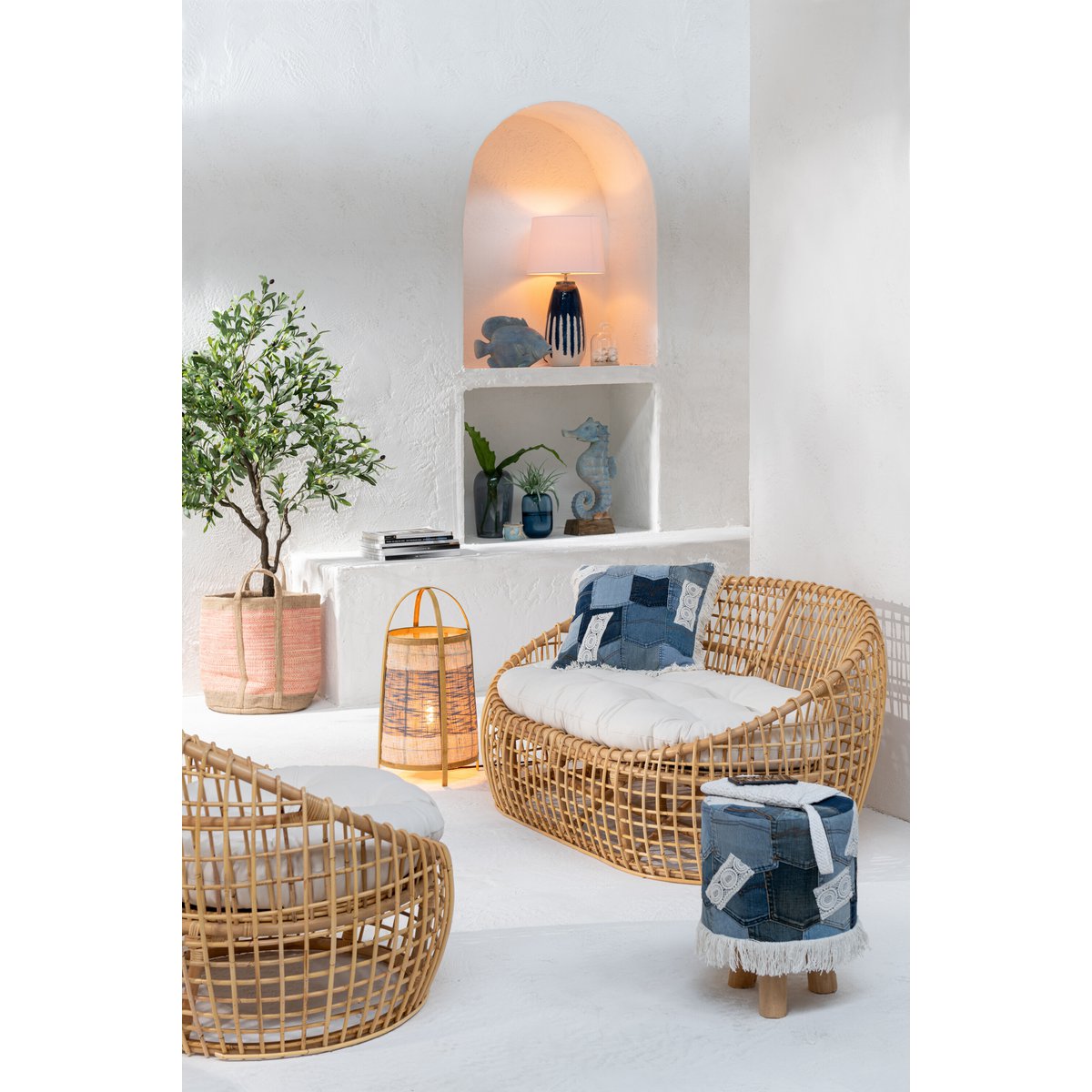 Rattan Loungesessel Havana Spirit Braun