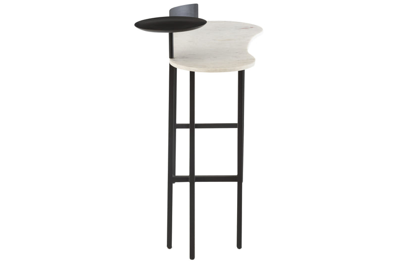 Console BiancoNero - Noble marble meets timeless metal