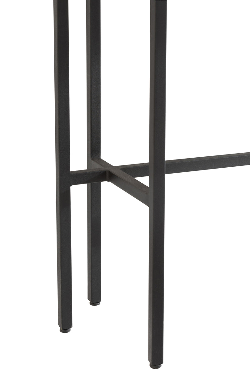 Console BiancoNero - Noble marble meets timeless metal