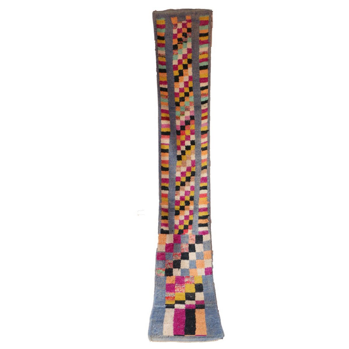 Marokkaner Berberkorridor Teppich reines Woll 71 x 413 cm