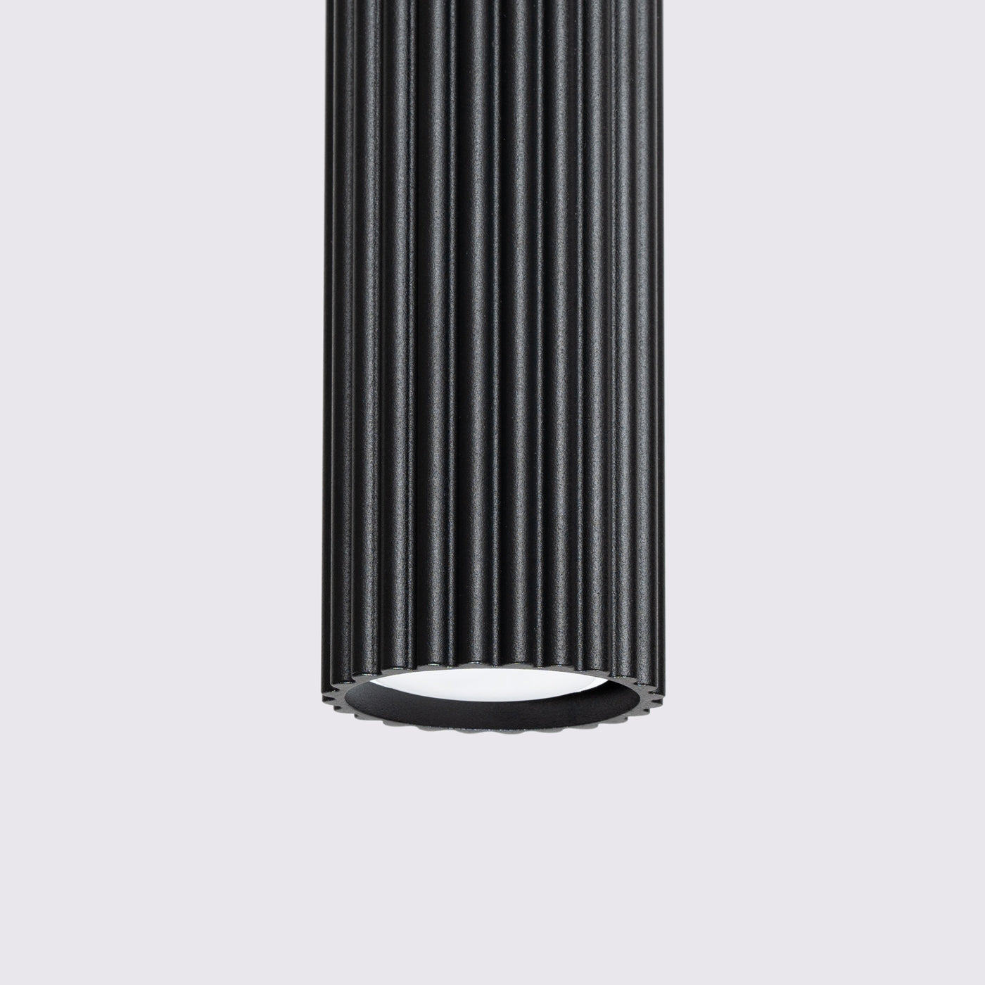 Pendant light KARBON 1 Black Aluminium GU10 Modern Design
