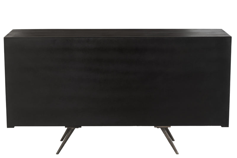 Kommode Sideboard "Ethnisch" Tradition trifft auf Funktionalität in Mangobaum Braun