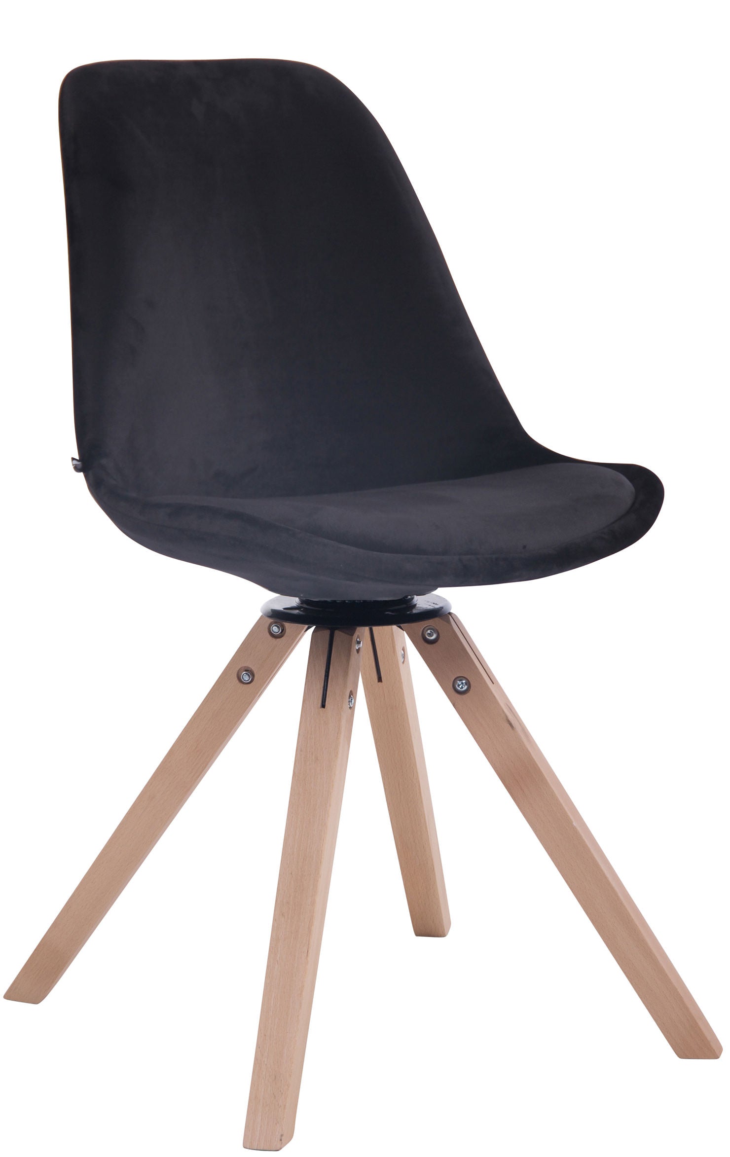 Dining Chair Troyes Velvet Square