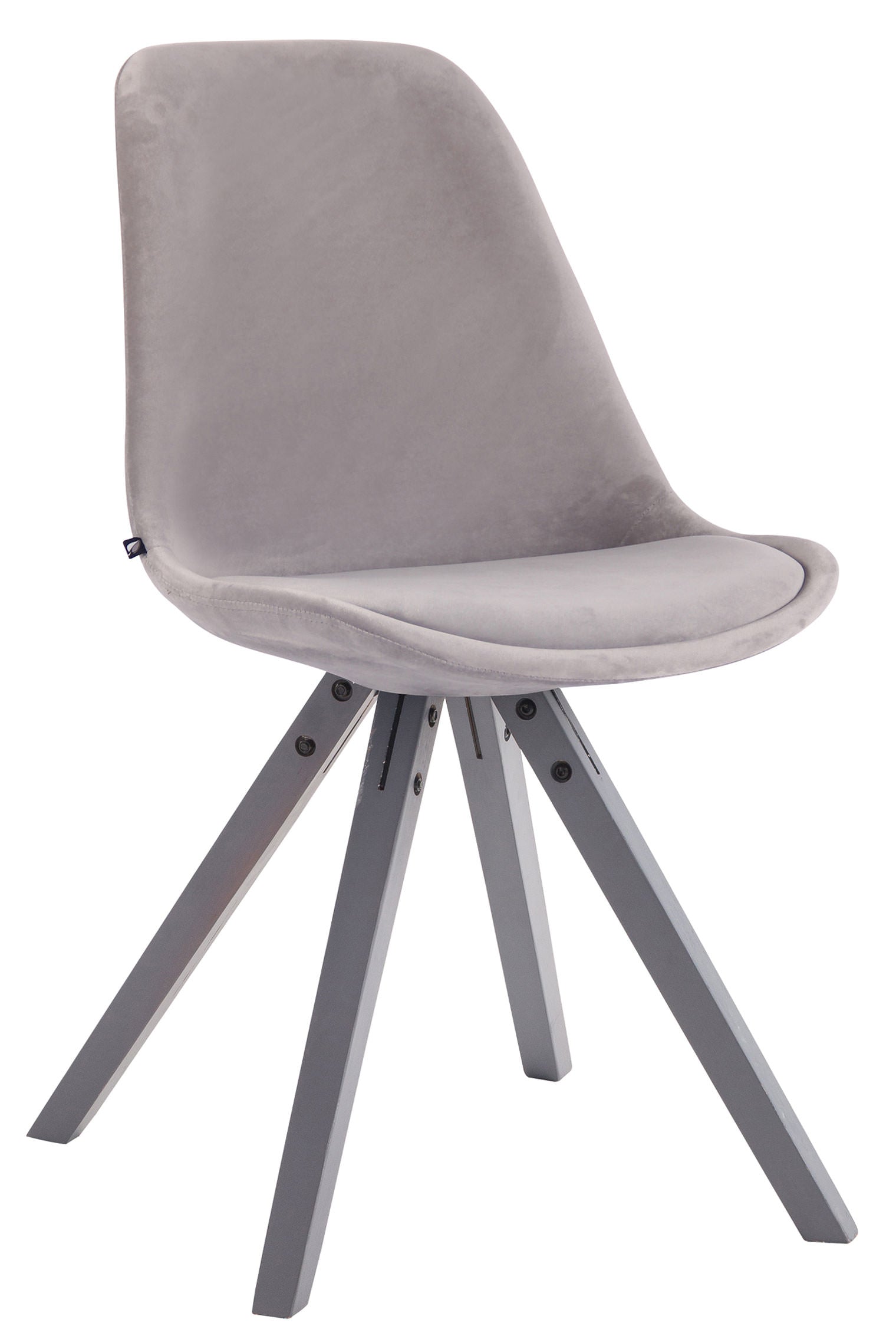 Toulouse velvet square visitor chair