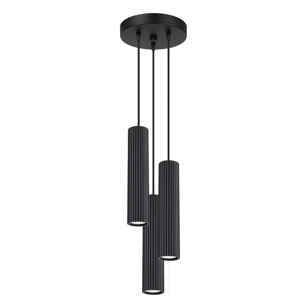 Pendant light KARBON 3P black