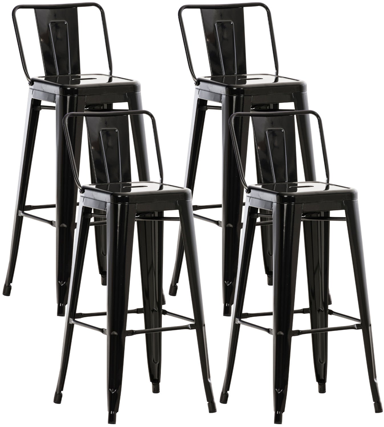 set van 4 Mason barkrukken