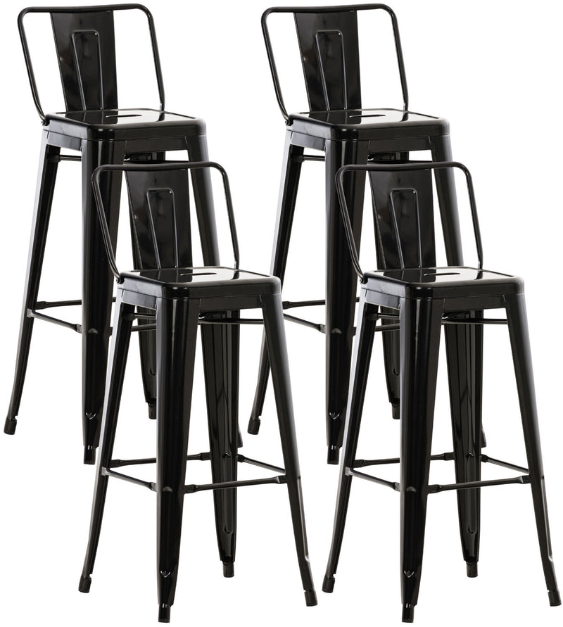 set van 4 Mason barkrukken