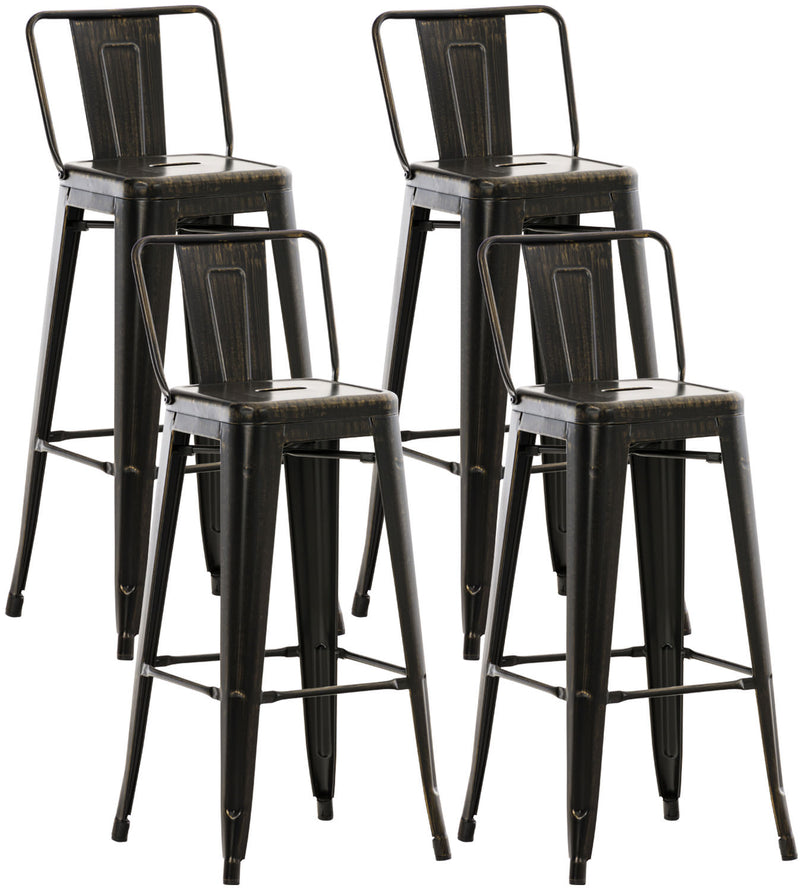 set van 4 Mason barkrukken