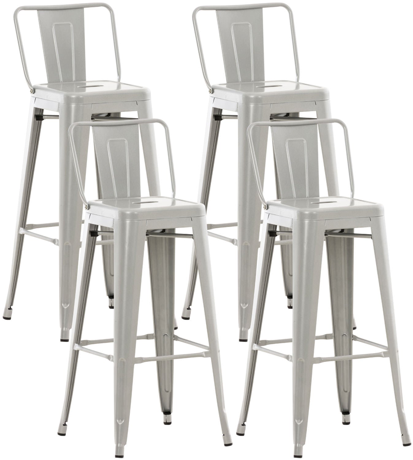 set of 4 Mason bar stools