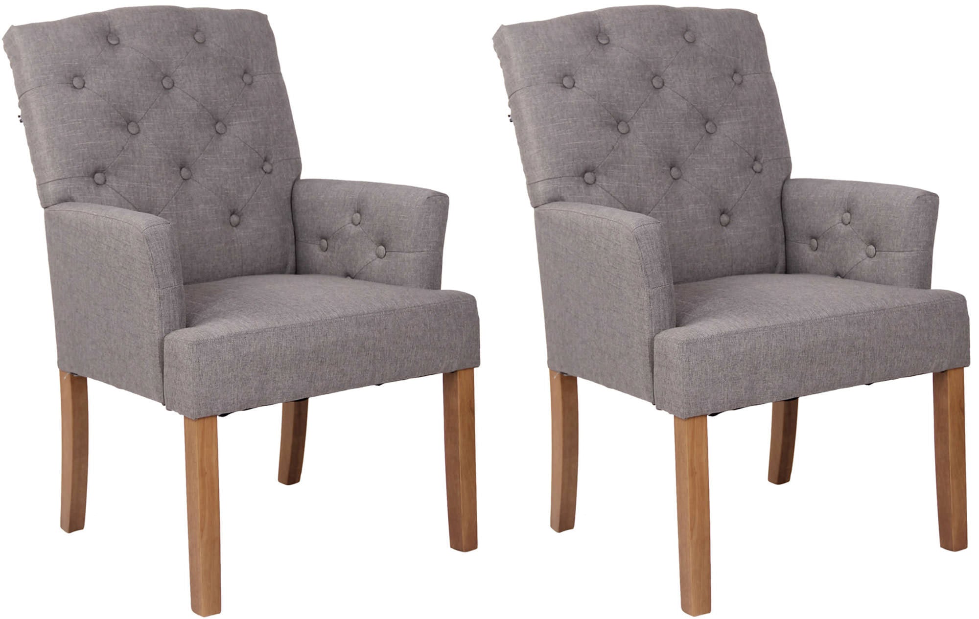 2er Set Esszimmerstuhl Sugar Stoff