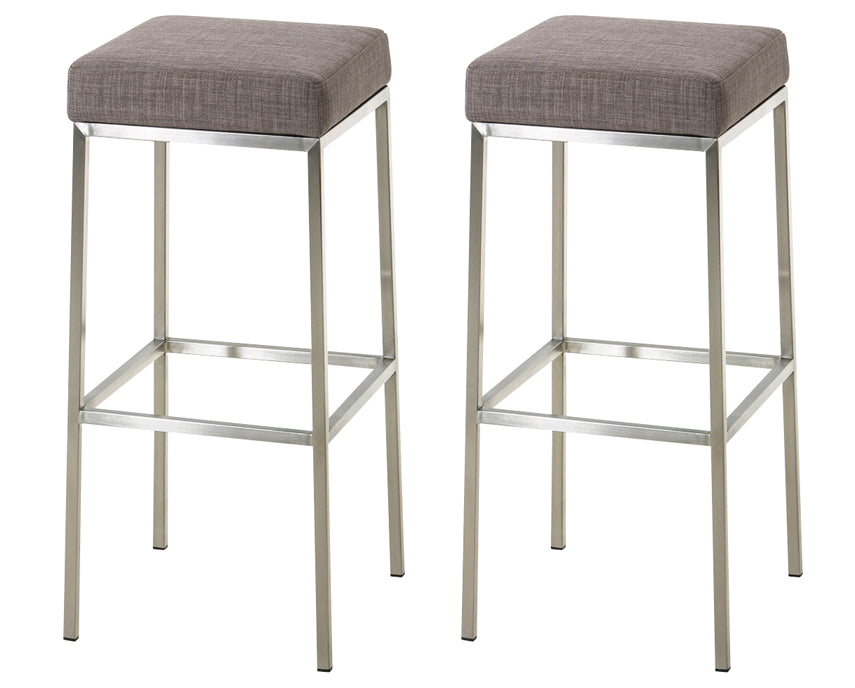 Set van 2 barkrukken Montreal stoffen bekleding