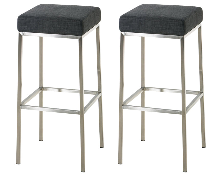 Set van 2 barkrukken Montreal stoffen bekleding