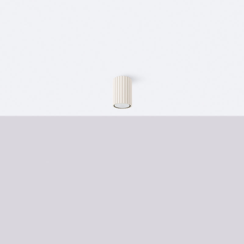 Minimalistische Deckenleuchte KARBON 10 beige – Stilvolle Beleuchtung für Ihr Zuhause