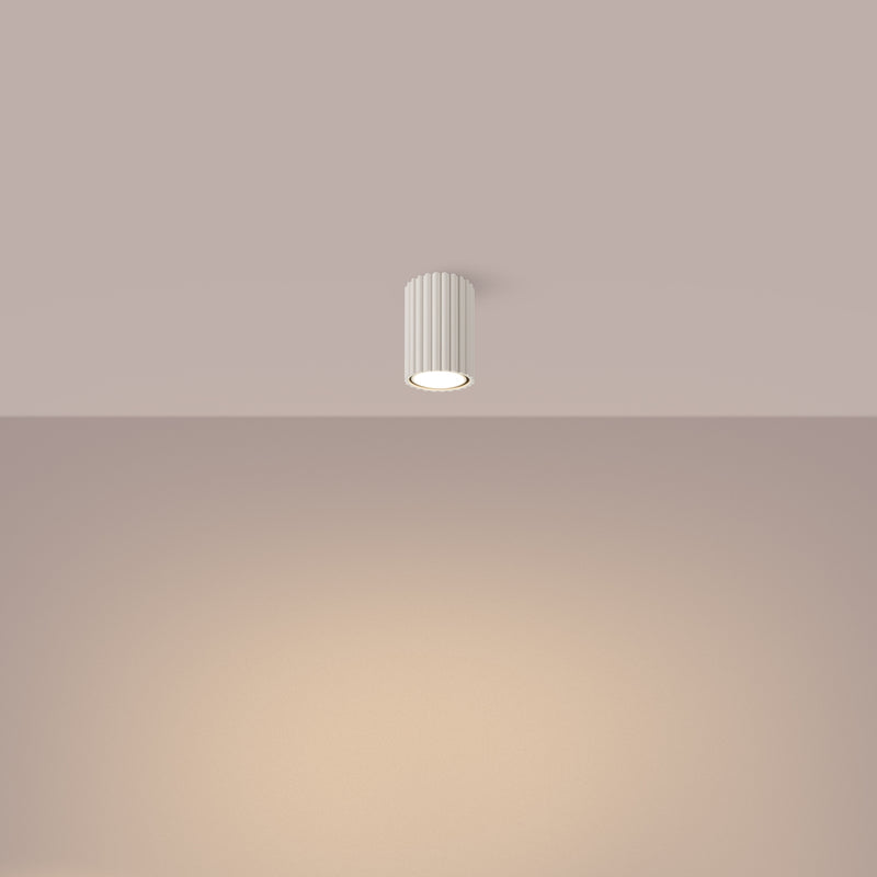 Minimalistische Deckenleuchte KARBON 10 beige – Stilvolle Beleuchtung für Ihr Zuhause