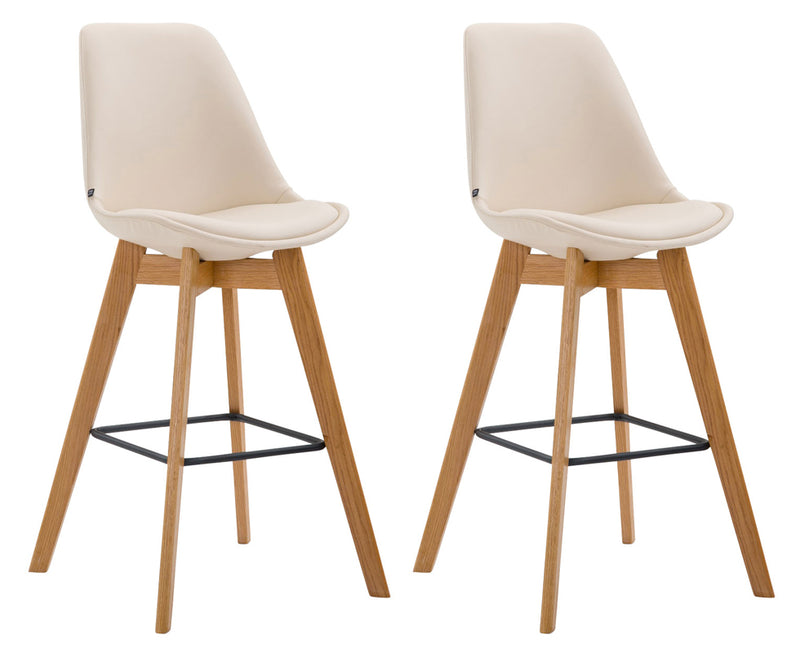 2er Set Barhocker Metz Kunstleder
