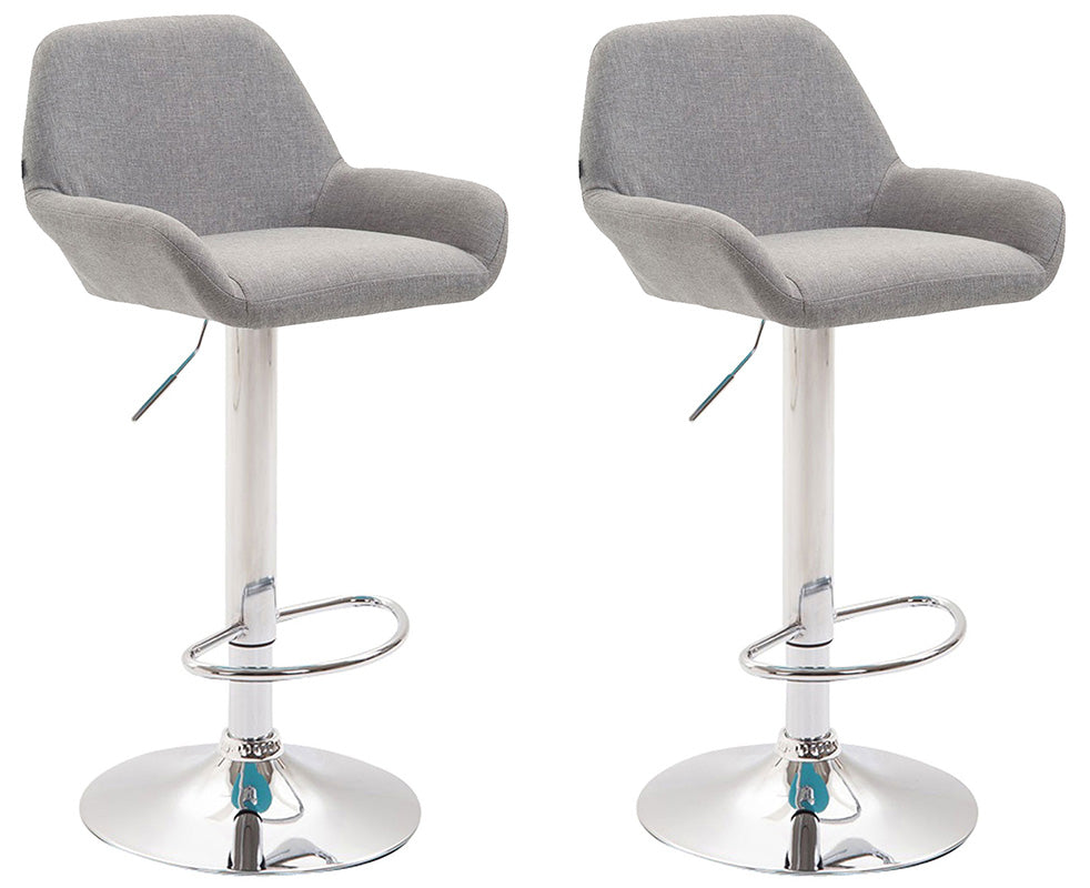 2er Set Barhocker Braga Stoff