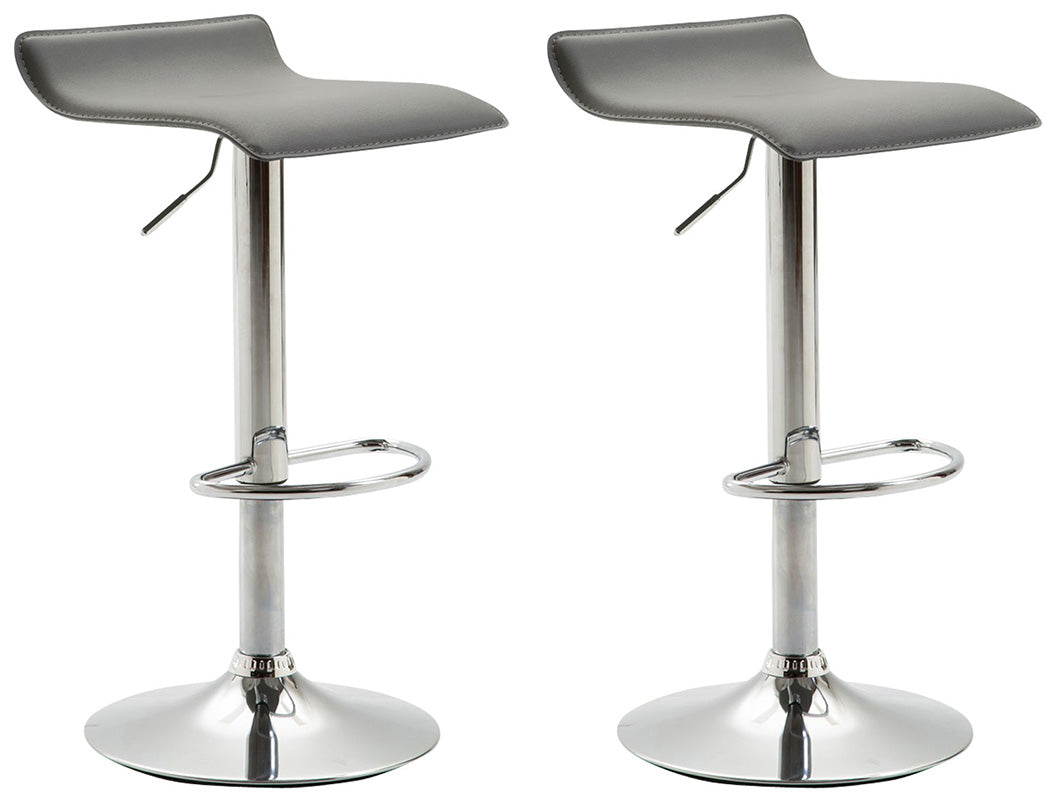 Set van 2 barkrukken Dyn V2 kunstleer