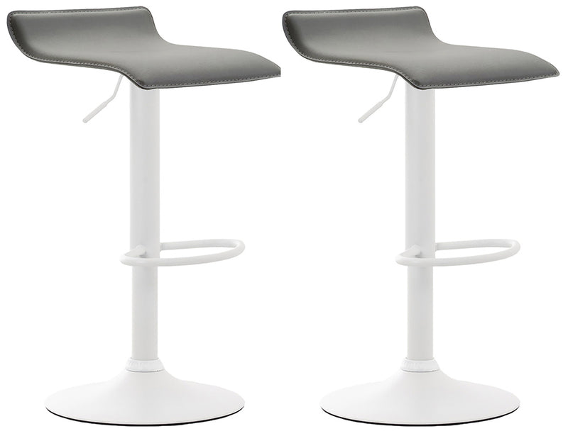 Set van 2 barkrukken Dyn V2 kunstleer