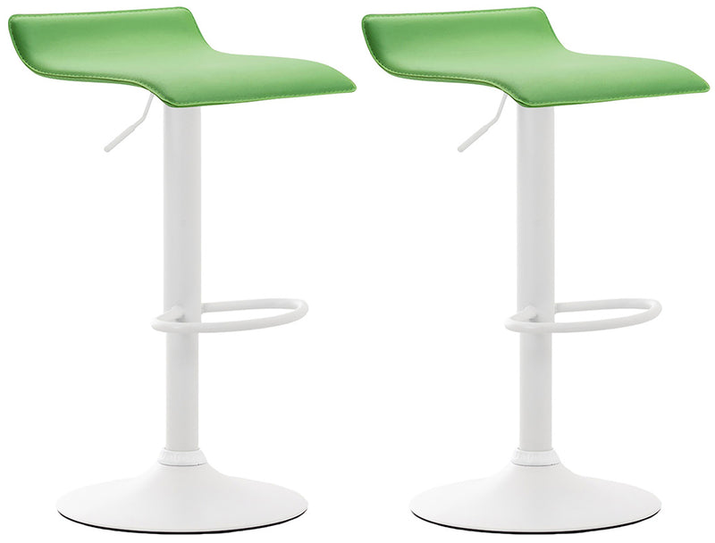 Set van 2 barkrukken Dyn V2 kunstleer