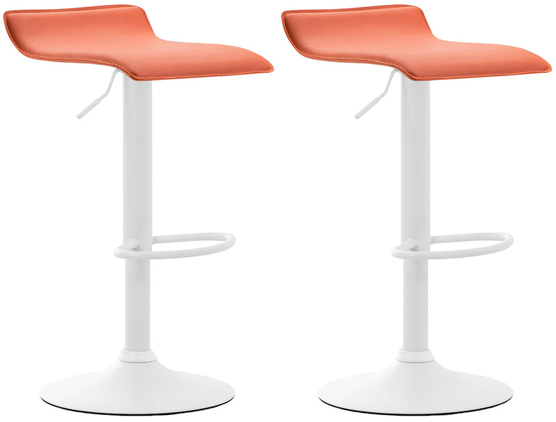 Set van 2 barkrukken Dyn V2 kunstleer