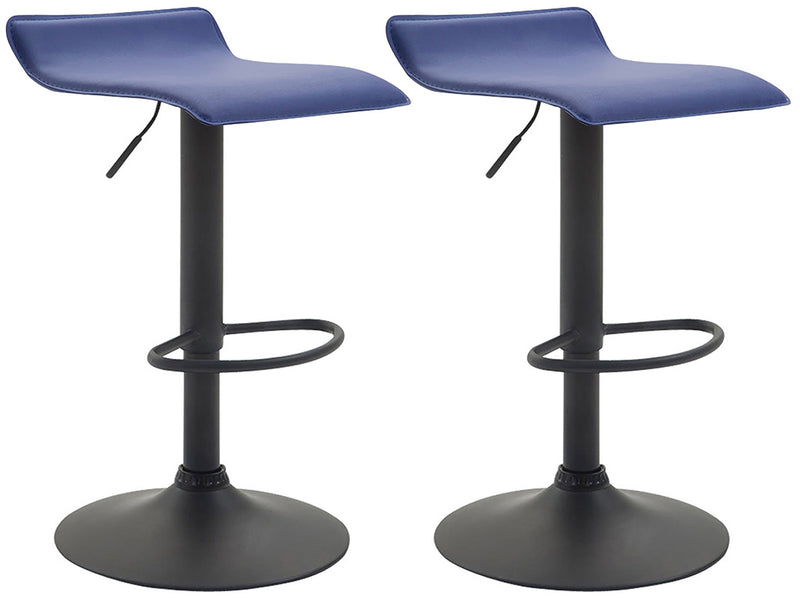 Set van 2 barkrukken Dyn V2 kunstleer
