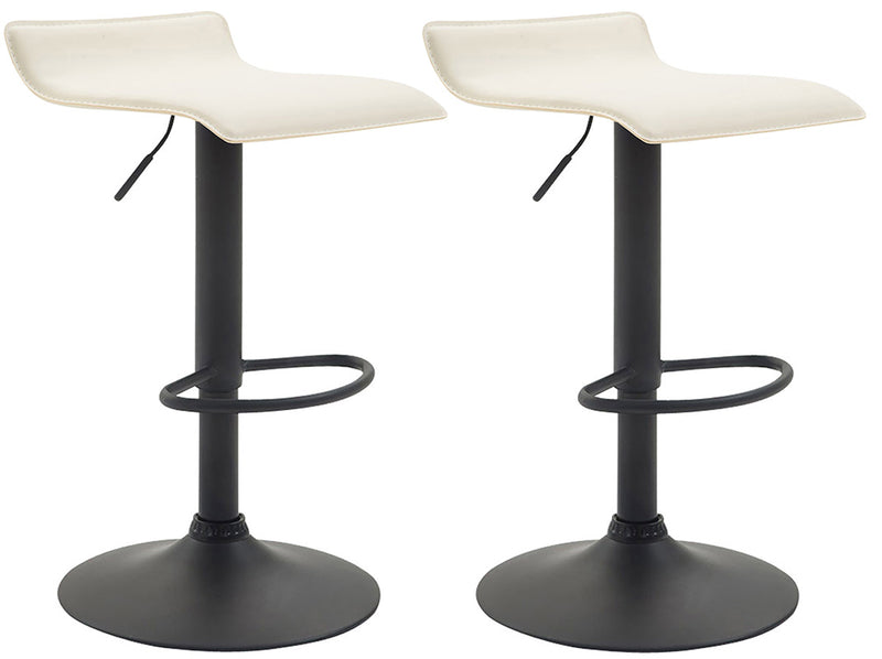 Set van 2 barkrukken Dyn V2 kunstleer