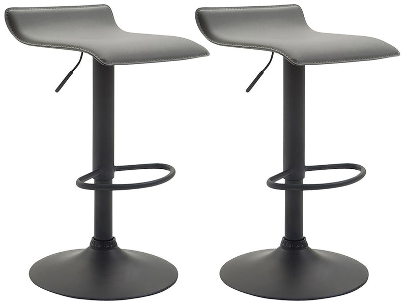 Set van 2 barkrukken Dyn V2 kunstleer