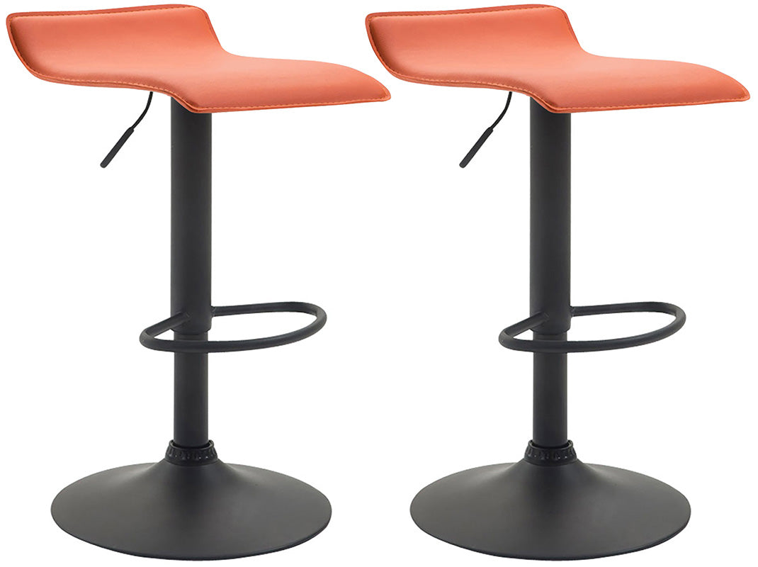 Set van 2 barkrukken Dyn V2 kunstleer