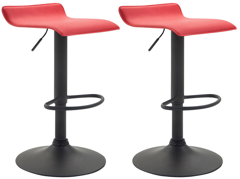 Set van 2 barkrukken Dyn V2 kunstleer