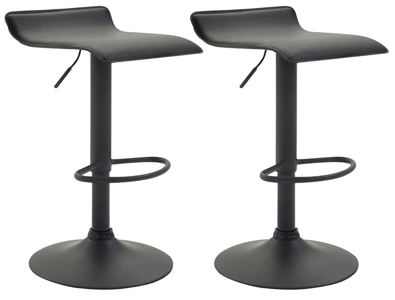 Set van 2 barkrukken Dyn V2 kunstleer