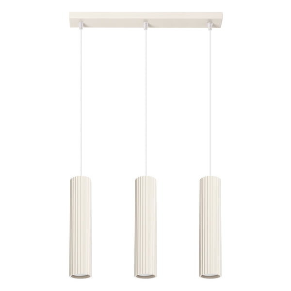 Pendant light KARBON 3L beige