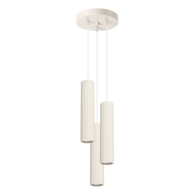 Pendant light KARBON 3P beige