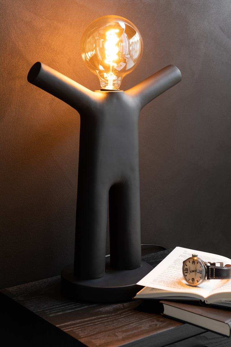 P'tit Maurice Tischlampe – Schwarz-Eleganz trifft modernes Design