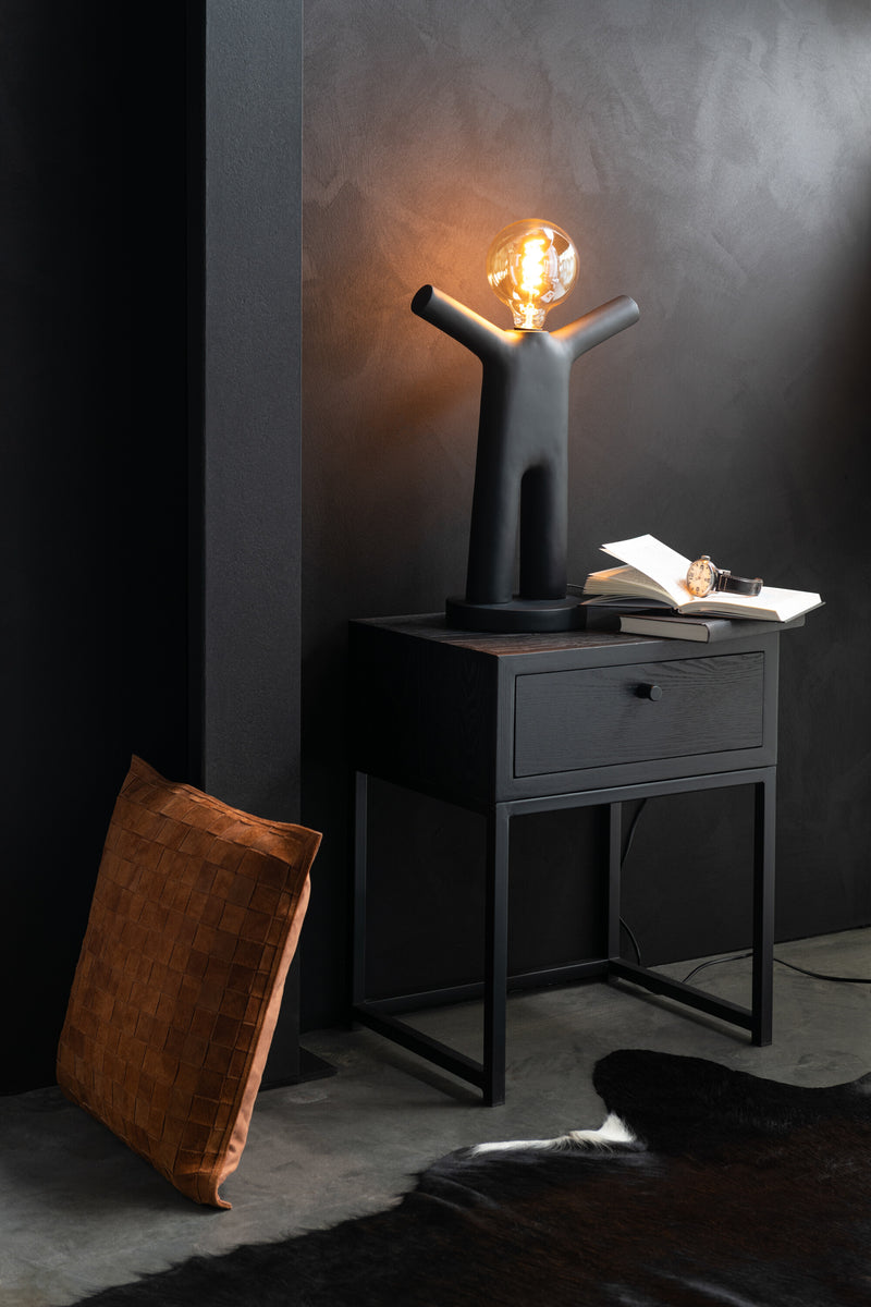 P'tit Maurice Tischlampe – Schwarz-Eleganz trifft modernes Design