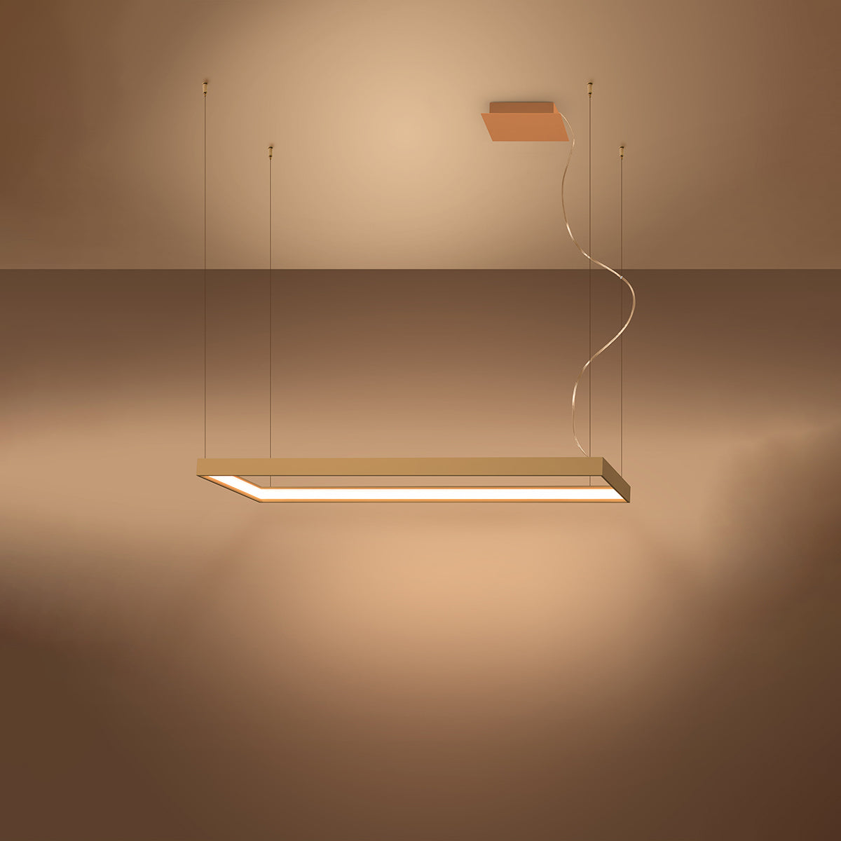 Kronleuchter TUULA M golden 3000K