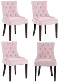 Set of 4 dining chairs Aberdeen velvet