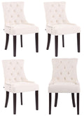 Set of 4 dining chairs Aberdeen velvet
