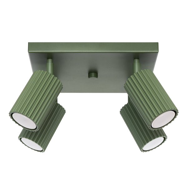 Ceiling KARBON 4 olive green