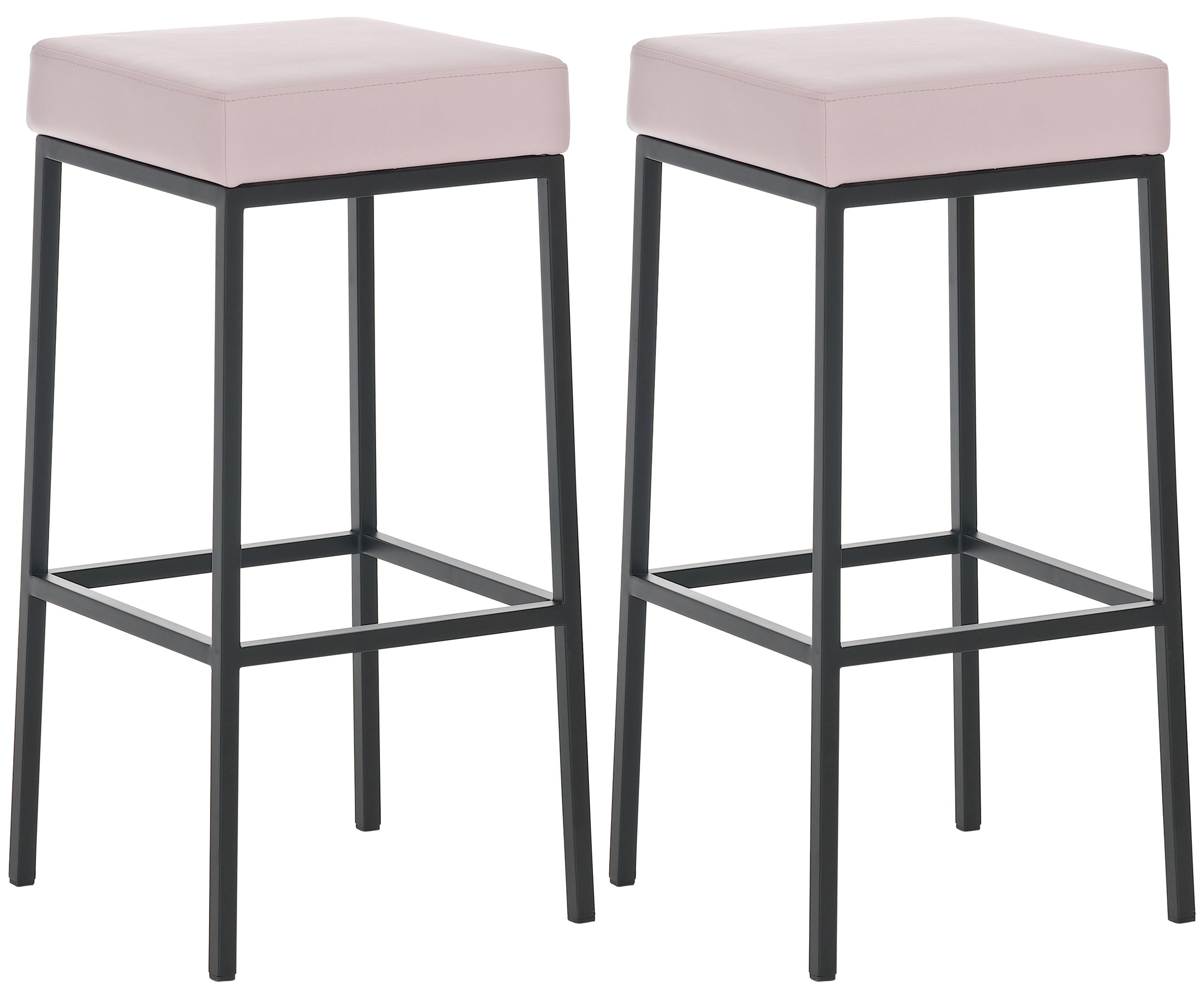 2er Set Barhocker Montreal Kunstlederbezug