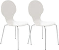 2x DIEGO ergonomic stacking chairs