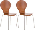 2x DIEGO ergonomic stacking chairs
