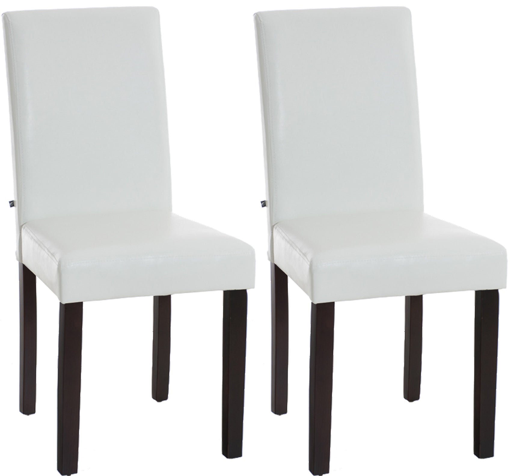 Set van 2 eetkamerstoelen Ina kunstleer