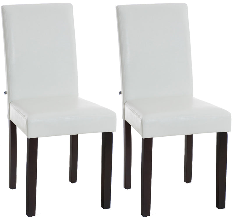 Set van 2 eetkamerstoelen Ina kunstleer