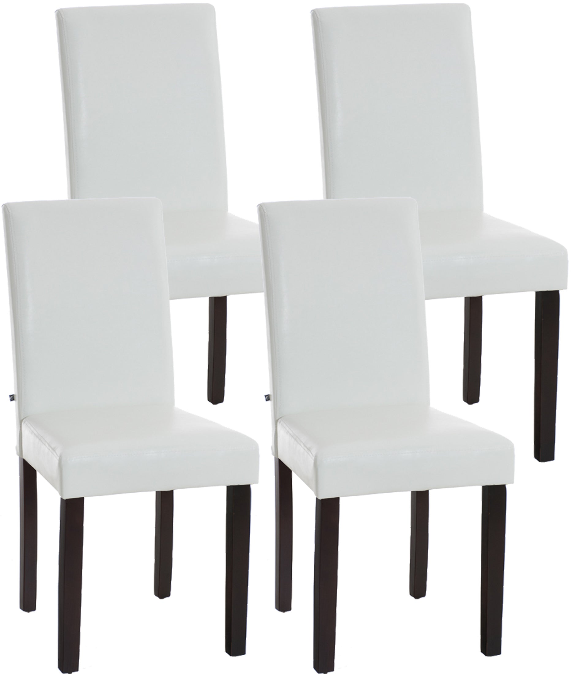 Set van 4 eetkamerstoelen Ina kunstleer